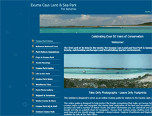 Tablet Screenshot of exumapark.org